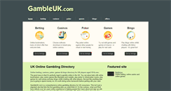 Desktop Screenshot of gambleuk.com