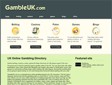 Tablet Screenshot of gambleuk.com